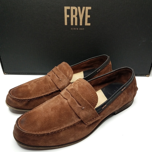 Frye | Shoes | Frye Lewis Brown Suede 